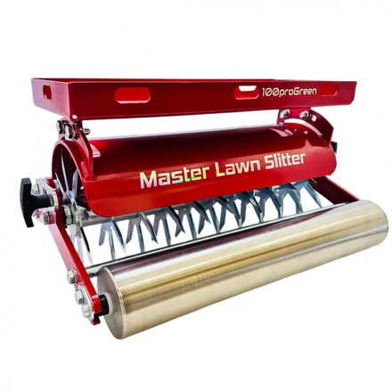 Prerezávací valec LAWN SLITTER 88 s násadou 850 mm, červený