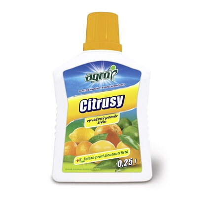 Hnojivo kvapalné na CITRUSY 0,25 L /Agro/