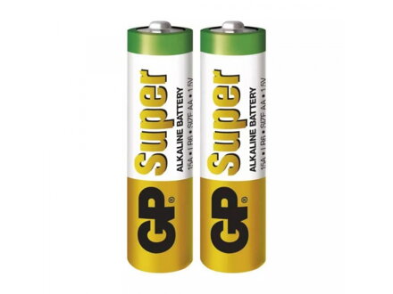 Batéria B1320T3 alkalická tuž. AA 1,5V LR6, GP15A8/4ET-2WPB12 (zelená) (bal=8+4ks)