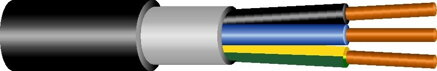 CYKY-J 3x1,5 mm2