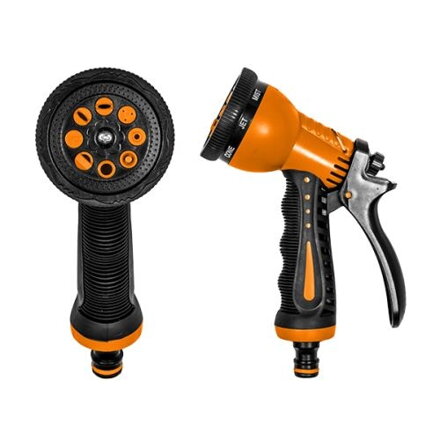 Zavlažovacia mosadzná pištoľ - 7 funkcií, ergonomická rukoväť