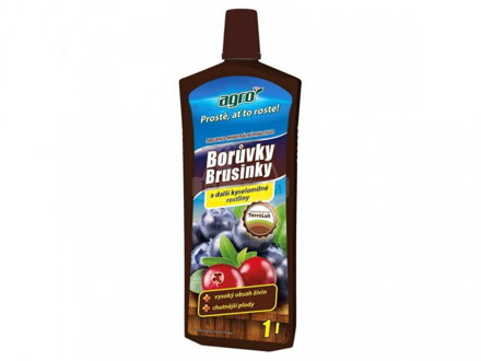 Hnojivo kvapalné na ČUČORIEDKY a BRUSNICE 1 L /Agro/