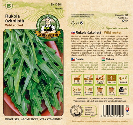 Rukola úzkolistá  WILD ROCKET