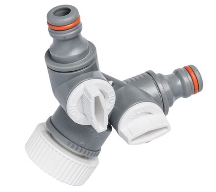 Adaptér s dvoma ventilmi 1" - 3/4" vnútorný závit