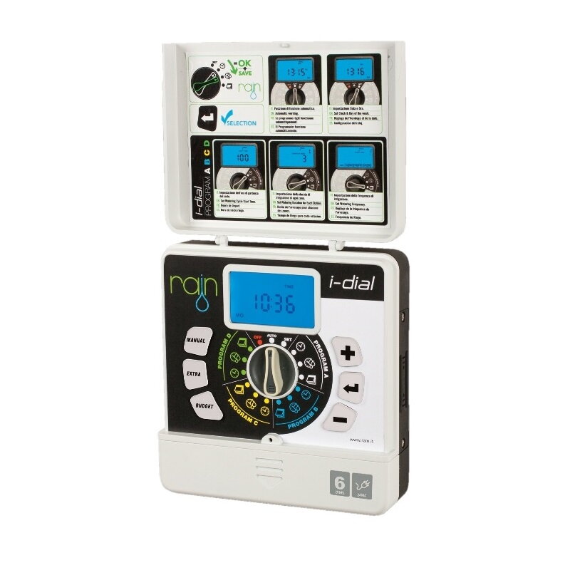 Vnútorná riadiaca jednotka Rain I-Dial 6 24 VAC Vnútorná riadiaca jednotka Rain I-Dial 6 24 VAC