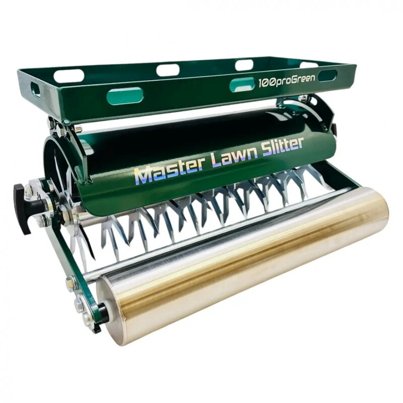 Prerezávací valec LAWN SLITTER 88 s násadou 950 mm, zelený