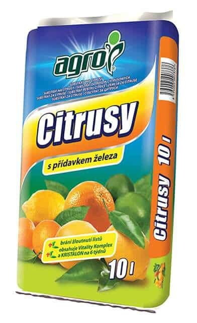 Substrát na CITRUSY 10 L /Agro/ Substrát na CITRUSY 10 L /Agro/