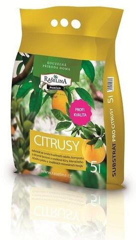 Substrát pre CITRUSY 5 L /Rašelina/ Substrát pre CITRUSY 5 L /Rašelina/