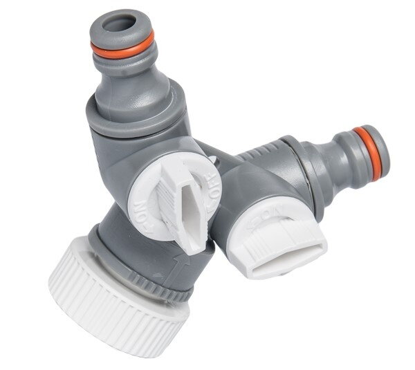 Adaptér s dvoma ventilmi 1" - 3/4" vnútorný závit Adaptér s dvoma ventilmi 1" - 3/4" vnútorný závit