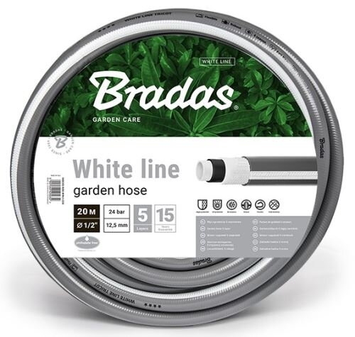 Záhradná hadica 5 vrs. WHITE LINE 1/2" - 20 m Záhradná hadica 5 vrs. WHITE LINE 1/2" - 20 m