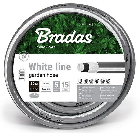 Záhradná hadica 5 vrs. WHITE LINE 3/4" - 30 m Záhradná hadica 5 vrs. WHITE LINE 3/4" - 30 m