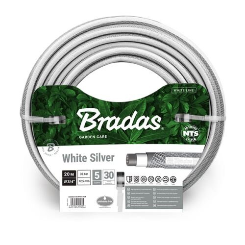 Záhradná hadica 5 vrstiev WHITE SILVER 1/2" - 20 m Záhradná hadica 5 vrstiev WHITE SILVER 1/2" - 20 m